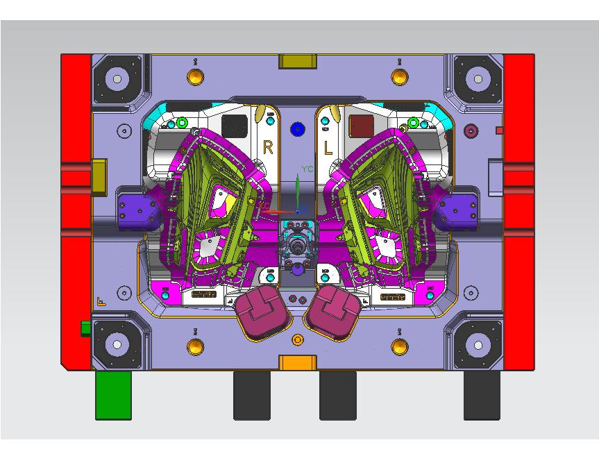 Bezel 汽車車燈模具