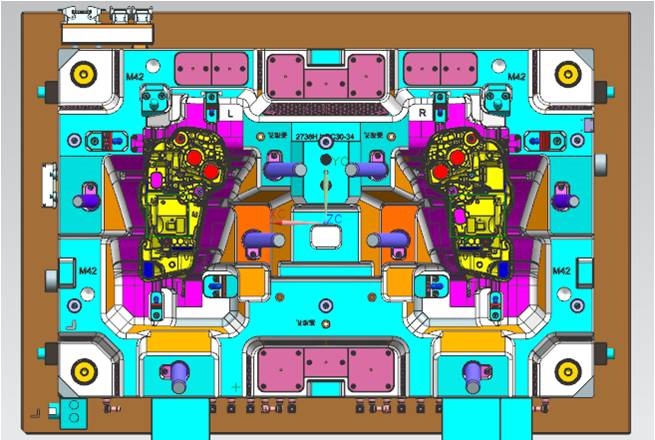 Housing 汽車車燈模具