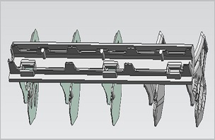 掃風葉片(自動)  -家電注塑模具